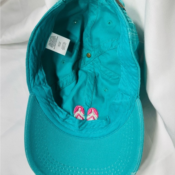 Life is Good Flip Flop Baseball Hat Adjustable Cotton NWT Coastal Vacation Beach - Picture 6 of 7